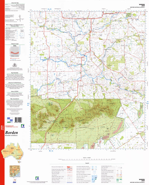 2529 Borden 1:100k Topographic Map