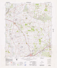 2535 Merredin 1:100k Topographic Map