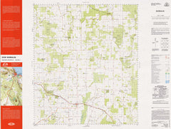 2536 Barbalin 1:100k Topographic Map