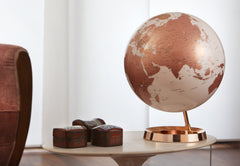 Light & Colour Copper Atmosphere Illuminated 30cm Globe