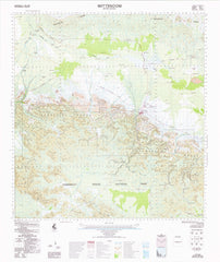 2553 Wittenoom 1:100k Topographic Map