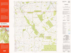 2631 Burngup 1:100k Topographic Map