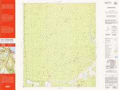 2637 Woongaring 1:100k Topographic Map