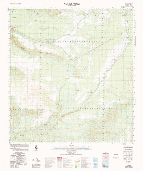 2650 Kunderong 1:100k Topographic Map