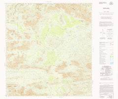 2652 Munjina 1:100k Topographic Map