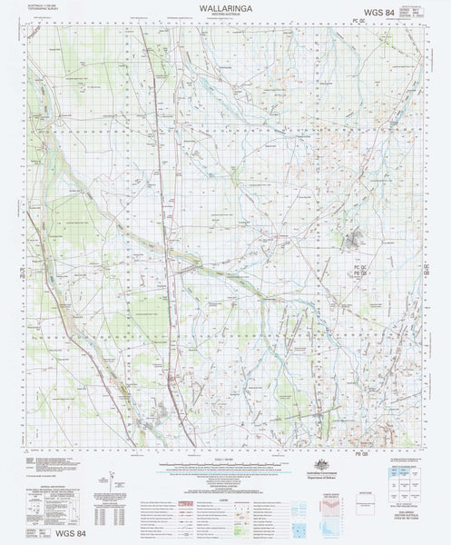 2656 Wallaringa 1:100k Topographic Map