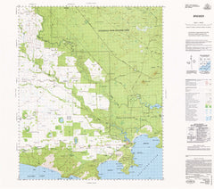 2729 Bremer 1:100k Topographic Map