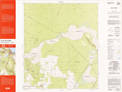 2736 Bullfinch 1:100k Topographic Map