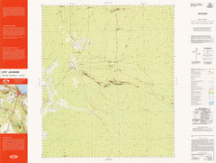 2737 Jackson 1:100k Topographic Map