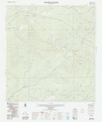 2750 Prairie Downs 1:100k Topographic Map