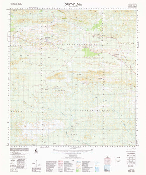 2751 Ophthalmia 1:100k Topographic Map