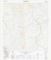 2754 Tambourah 1:100k Topographic Map