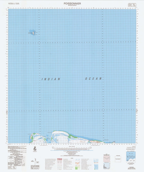 2758 Poissonnier 1:100k Topographic Map