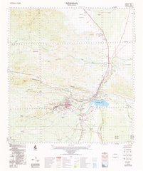 2851 Newman 1:100k Topographic Map