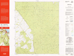 2931 Moolyall 1:100k Topographic Map