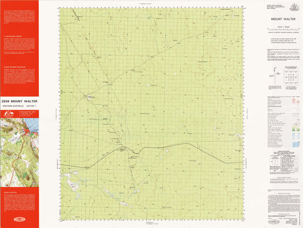 2936 Mount Walter 1:100k Topographic Map