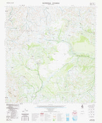 2953 Noreena Downs 1:100k Topographic Map