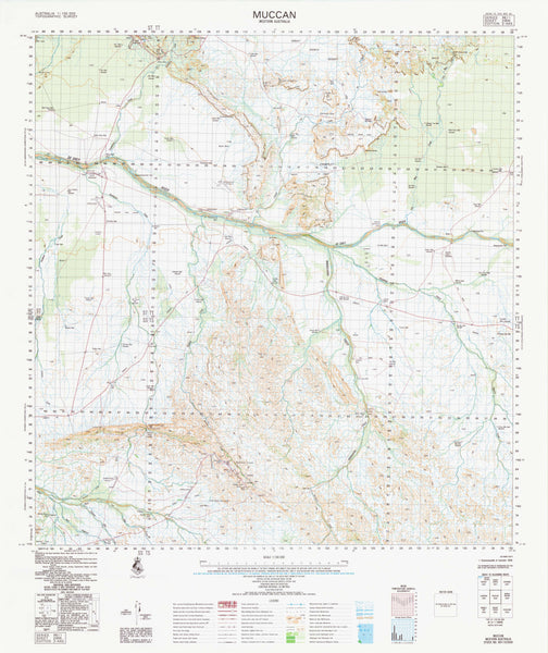 2956 Muccan 1:100k Topographic Map