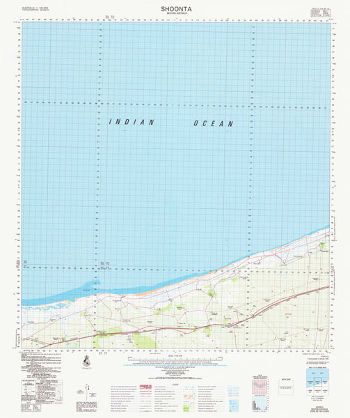 2958 Shoonta 1:100k Topographic Map