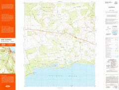 3030 Oldfield 1:100k Topographic Map