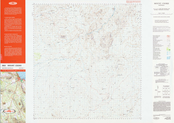 3053 Mount Cooke 1:100k Topographic Map