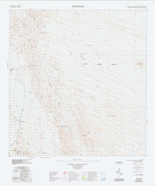 3155 Braeside 1:100k Topographic Map