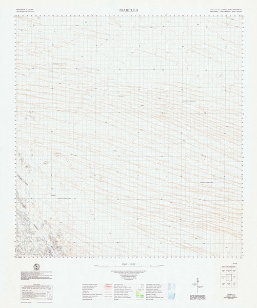 3156 Isabella 1:100k Topographic Map