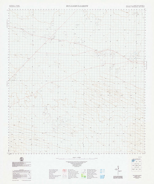 3157 Bulgamulgardy 1:100k Topographic Map