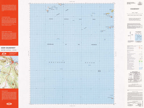 3229 Causeway 1:100k Topographic Map