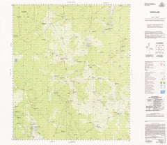 3237 Gindalbie 1:100k Topographic Map