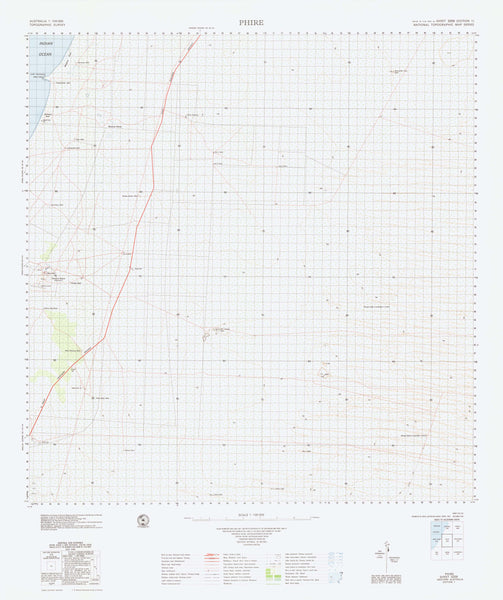 3259 Phire 1:100k Topographic Map