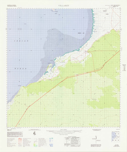 3361 Villaret 1:100k Topographic Map