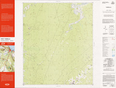 3434 Yardilla 1:100k Topographic Map