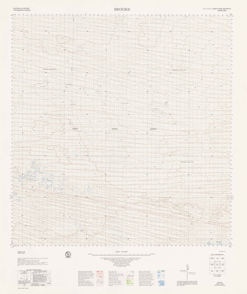 3458 Brooke 1:100k Topographic Map