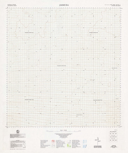 3559 Jarmura 1:100k Topographic Map