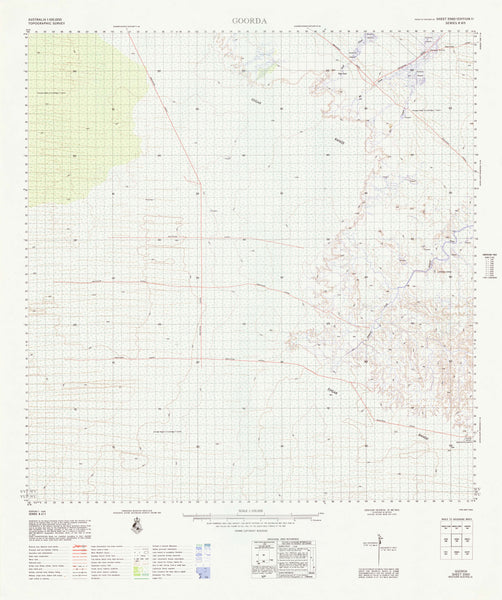 3560 Goorda 1:100k Topographic Map