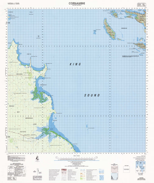 3564 Cornambie 1:100k Topographic Map