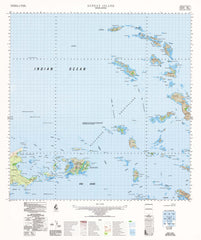 3565 Sunday Island 1:100k Topographic Map