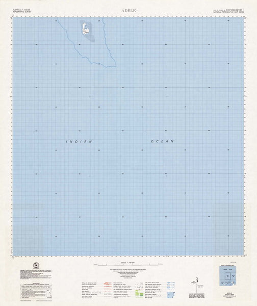 3566 Adele 1:100k Topographic Map