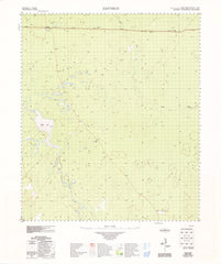 3635 Zanthus 1:100k Topographic Map