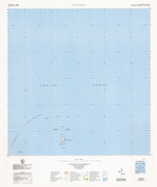 3666 Macleay 1:100k Topographic Map