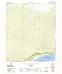 3732 Gambanca 1:100k Topographic Map