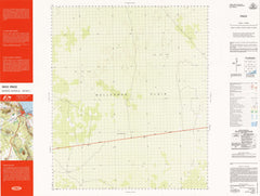 3833 Price 1:100k Topographic Map