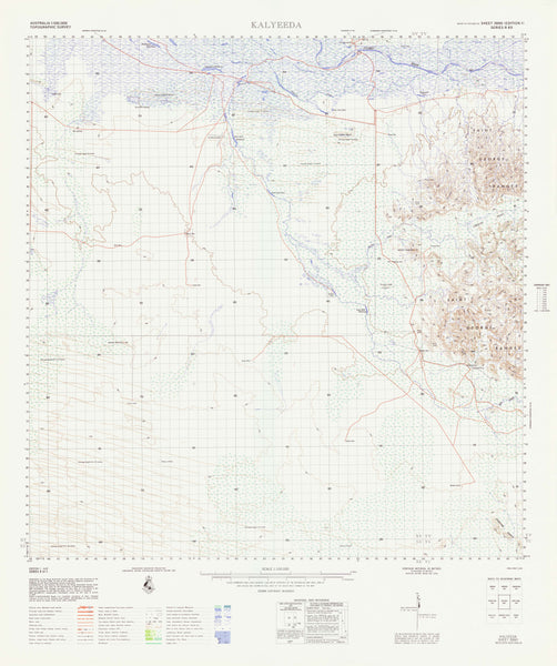 3860 Kalyeeda 1:100k Topographic Map