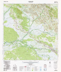 3863 Lennard 1:100k Topographic Map