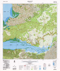 3865 Walcott 1:100k Topographic Map