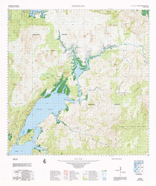 3866 Methuen 1:100k Topographic Map