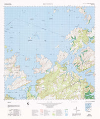 3867 Brunswick 1:100k Topographic Map