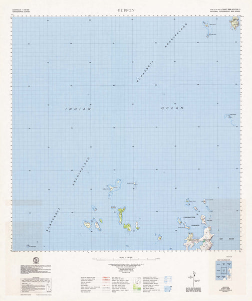 3868 Buffon 1:100k Topographic Map