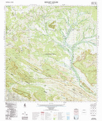 4063 Mount House 1:100k Topographic Map